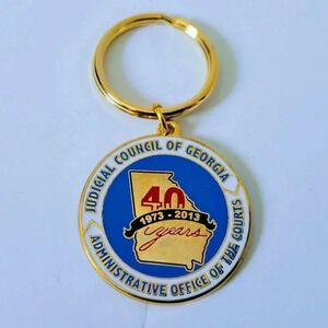 Judicial Council Georgia Key Ring NWT 40th Anniver